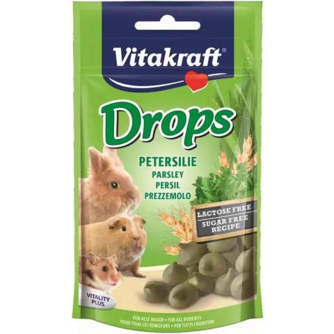 Vitakraft Knaagdier Drops Peterselie Lactose Vrij