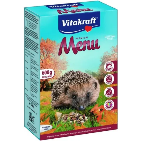 Vitakraft menu voor egel 600 gram adult