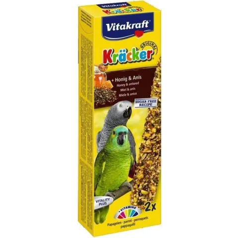 Vitakraft Papegaaikracker Honing - Vogelsnack