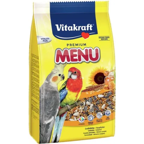 Vitakraft Valkparkiet Premium Menu - 1 Kg - Vogelvoer