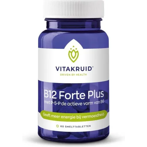 Vitakruid B12 Forte Plus 60 Voedingssuplement - smelttabletten