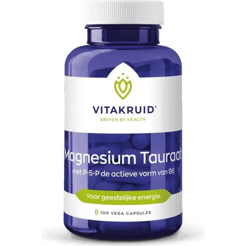 Vitakruid / Magnesium Tauraat Met P-5-P – 150 Vcaps