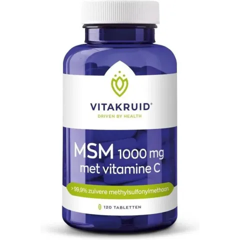Vitakruid Msm 1000 mg Vitamine C 120 tabletten
