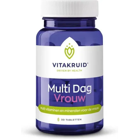 Vitakruid Multi Dag Vrouw Voedingssuplement - 30 tabletten