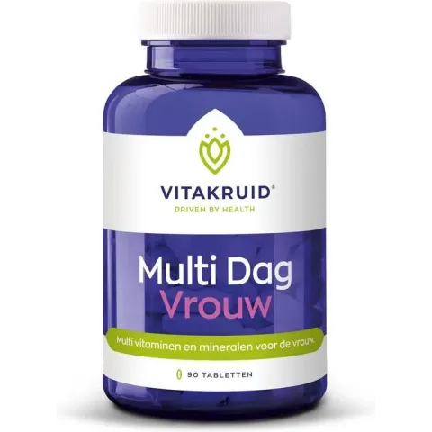 Vitakruid Multi Dag vrouw Voedingssupplement - 90 tabletten