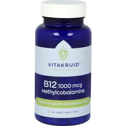 Vitakruid Vitamine b12 1000 mcg methylcobalamine