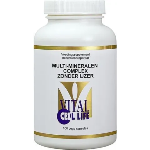 Vital Cell Life Voedingssupplementen Multi mineralen complex zonder ijzer