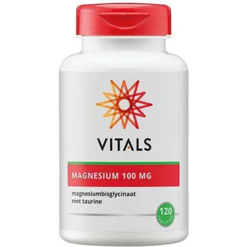 Vitals Magnesiumbisglycinaat voedingssupplement  - 100 mg - 120 tabletten