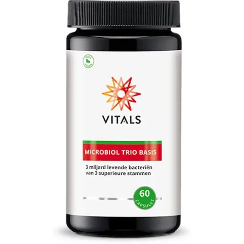 Vitals - Microbiol Trio Basis - 60 Capsules - 3 miljard levende bacteriën van 3 superieure stammen