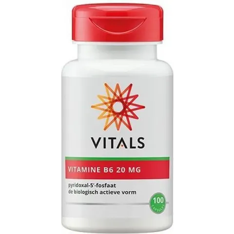 Vitals Vitamine B6 20 mg Voedingssupplementen - 100 vegicaps