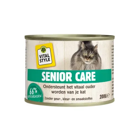 Vitalstyle Senior Care - Kattenvoer - 200 g