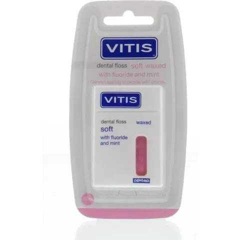 Vitis Soft Wax Mint Roze - 50 m - Flosdraad