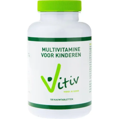 Vitiv Kinder multivitamine 100 tabletten