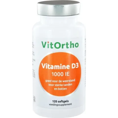 VitOrtho Vitamine D3 1000 IE - 120 softgels