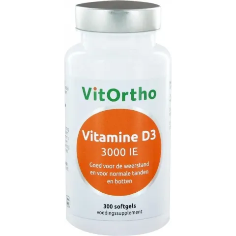 Vitortho vitamine D3 3000ie 300 st