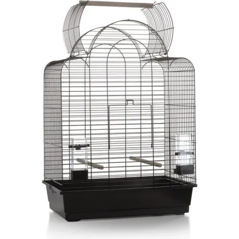 Vogelkooi Big Sonia open - Zwart