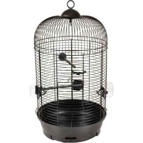 Vogelkooi Sanna 2 Zwart - Zwart - 34 x 34 x 67 cm