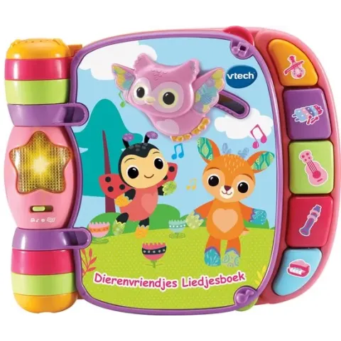 VTech Baby Dierenvriendjes Liedjesboek roze