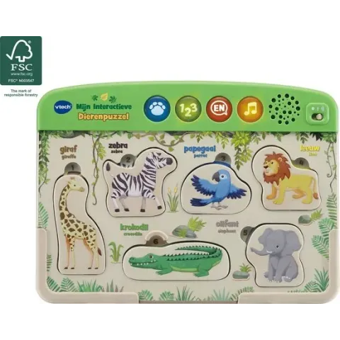 VTech Mijn Interactieve Dierenpuzzel