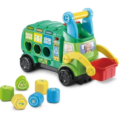 VTech Sorteer & Leer Recycletruck - Speelfiguur - Educatief Speelgoed