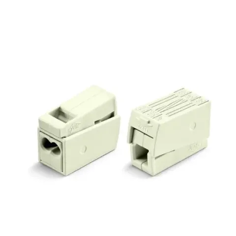 Wago 224-112 | klemmenblok 1 polig | koper met harde kern naar flexibele draad | 0.5 - 2.5 mm² | 100 stuks