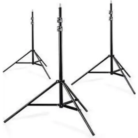 Walimex Set van 3 WT-806 Lamp Statieven, 256 cm