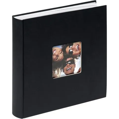 Walther Design FA-208-B Fun - Fotoalbum - 30 x 30 cm - Zwart - 100 pagina's