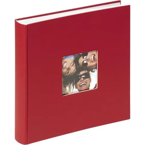 Walther Design FA-208-R Fun - Fotoalbum - 30 x 30 cm - Rood - 100 pagina's