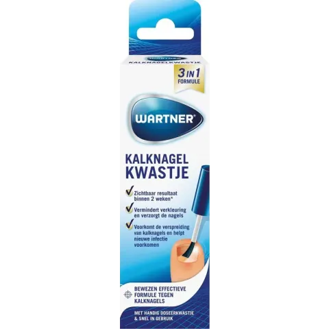 Wartner Kalknagelkwastje 5ml - kalknagels behandelen - effectieve behandeling van kalknagels en schimmelnagels