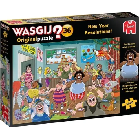Wasgij Original 36 Goede Voornemens! puzzel - 1000 stukjes