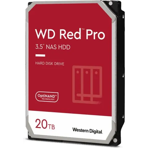 Western Digital Red Plus WD201KFGX interne harde schijf 3.5 20000 GB SATA