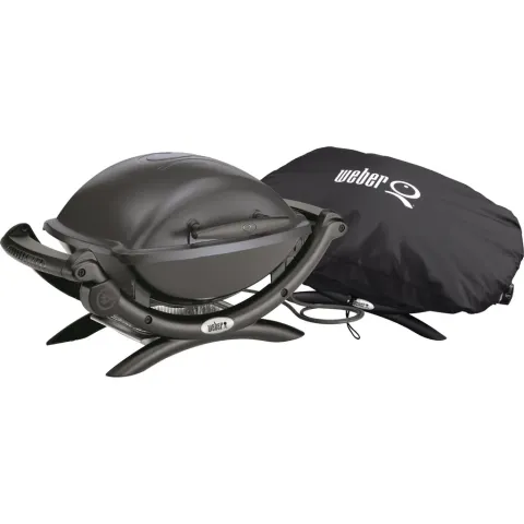 Weber Q1400 met hoes