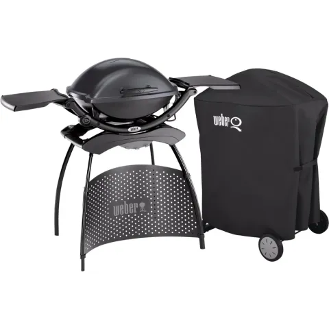 Weber Q2400 met stand + hoes