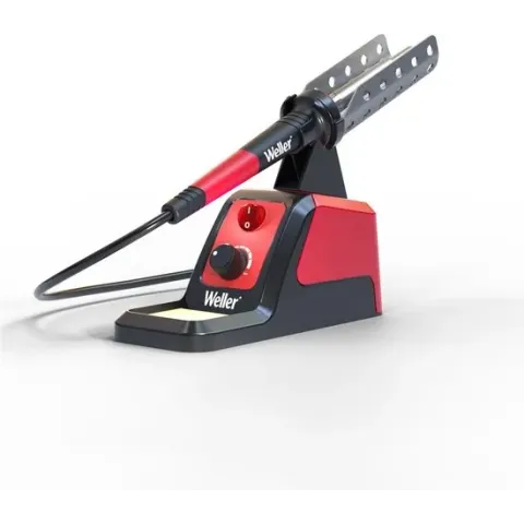 Weller WLSK8023C Soldeerstation met 20W-80W aan variabel vermogen, precisiegrip en LED Halo Ring™ voor optimale verlichting - Max. temperatuur 485°C, met 10,0mm conische soldeerpunt