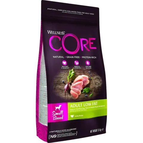 Wellness Core Small Breed Healthy Weight - Kalkoen