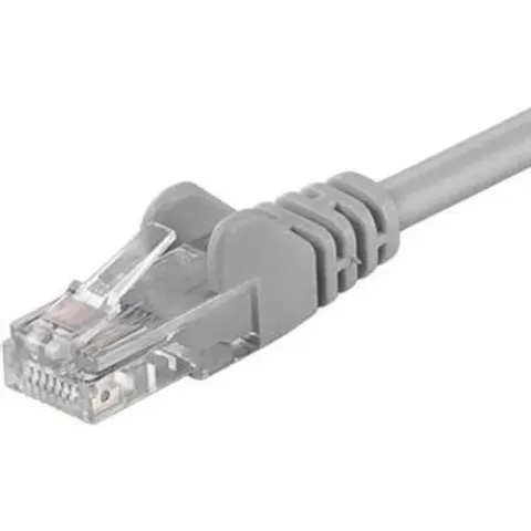 Wentronic 68352 - Cat 5 UTP-kabel - RJ45 - 15 m - Grijs