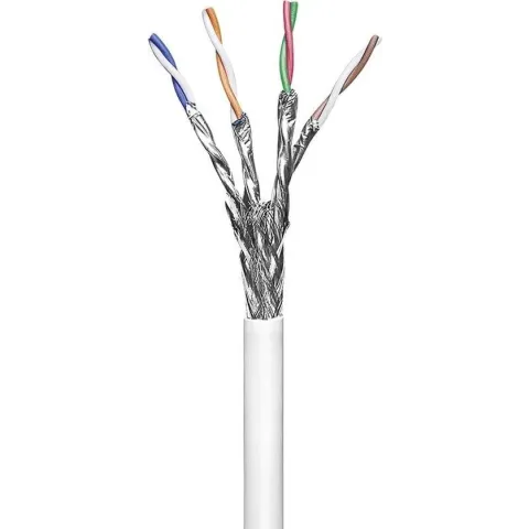 Wentronic 94217 - Cat 6 UTP-kabel - Zonder connector - 100 m - wit