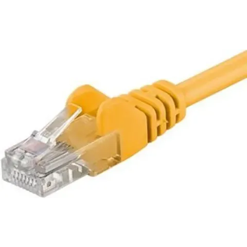 Wentronic CAT5E Netwerkkabel - RJ45 - Geel - 7 m