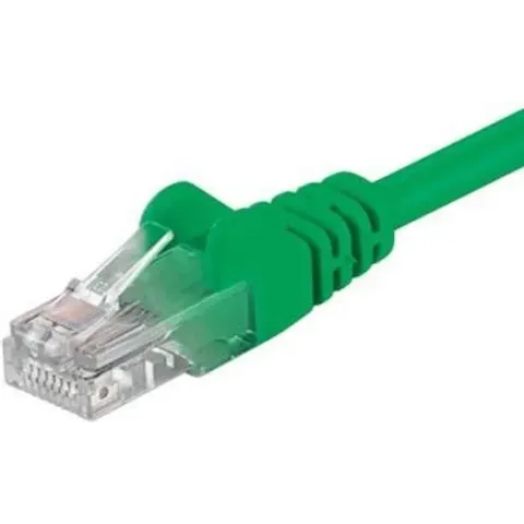Wentronic CAT5E Netwerkkabel - RJ45 - Groen - 15 m