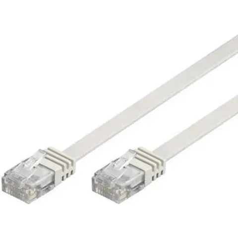 Wentronic CAT5E Netwerkkabel - RJ45 - Wit - 2 m