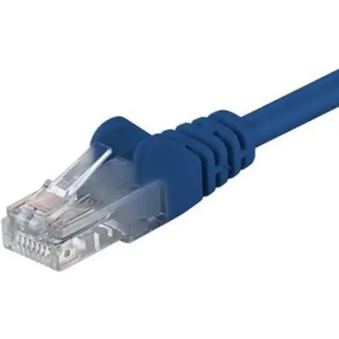 Wentronic CAT6 Netwerkkabel - RJ45 - blauw - 5 m