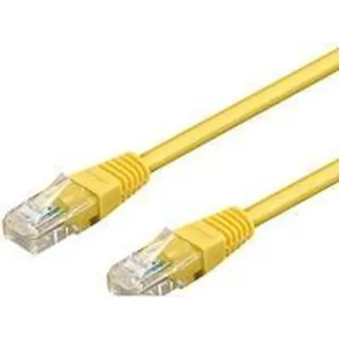 Wentronic CAT6 Netwerkkabel - RJ45 - Geel - 25 m