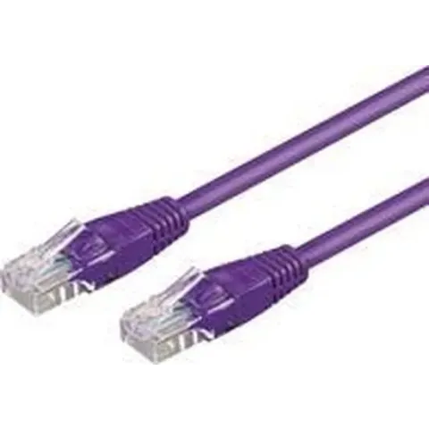 Wentronic CAT6 Netwerkkabel - RJ45 - Paars - 0.50 m