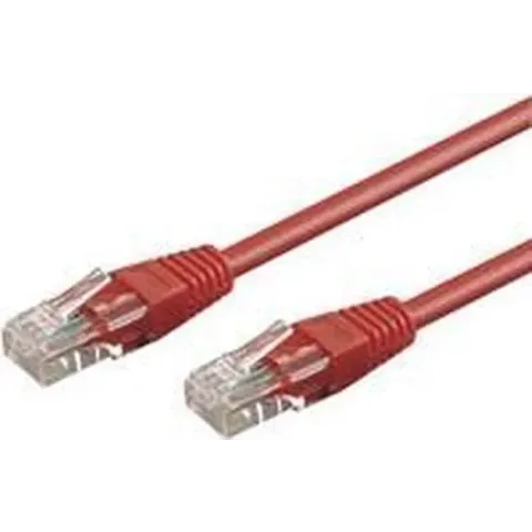 Wentronic CAT6 Netwerkkabel - RJ45 - Rood - 1 m