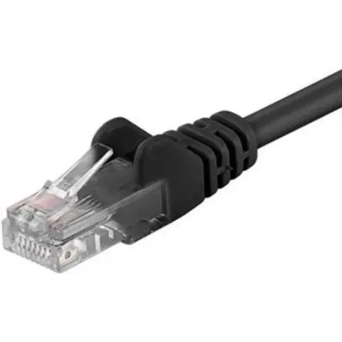Wentronic CAT6 Netwerkkabel - RJ45 - Zwart - 2 m
