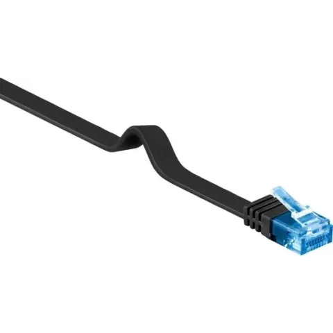 Wentronic CAT6A Netwerkkabel - RJ45 - Zwart - 15 m