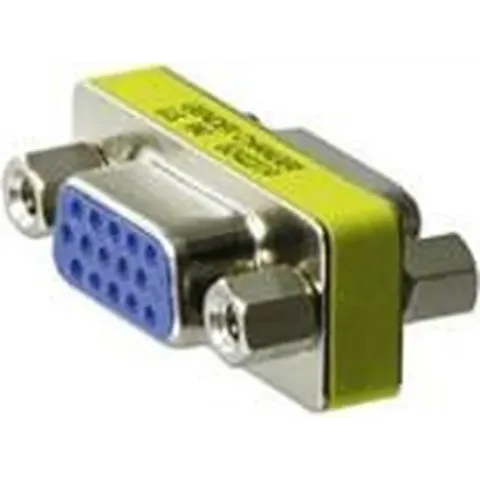 Wentronic - VGA (D-Sub) female naar VGA (D-Sub) female - Zilver