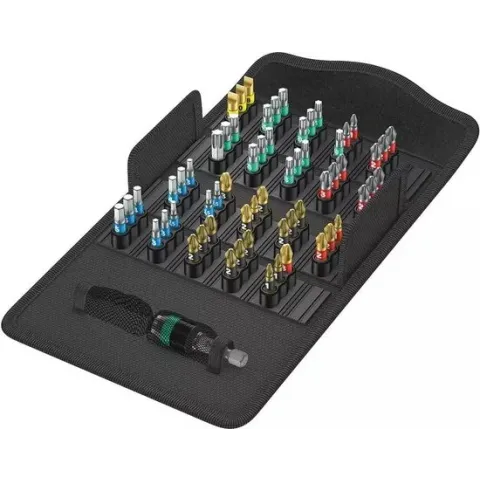 Wera 5057441001 61-delige Bit-Safe Bitset in etui