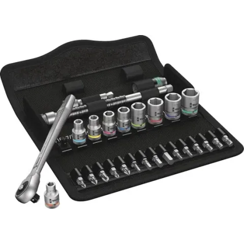 Wera 8100 SA 10 Zyklop ratelset 1/4"