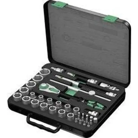 Wera 8100 SC 2 Zyklop 05003645001 Dopsleutelset Metrisch 1/2 (12.5 mm) 37-delig